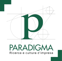 logo a colori di Paradigma Ricerca e cultura d'impresa